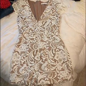 Dress the Population Lace Romper